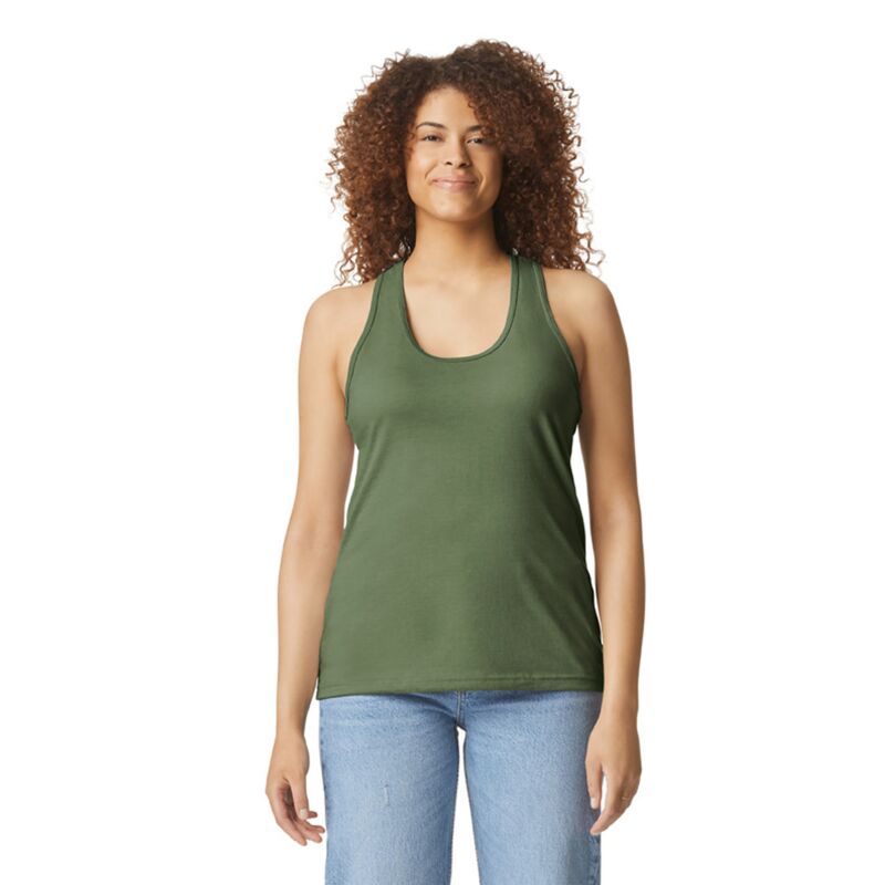Softstyle ® Women's CVC Racerback Tank Thumbnail