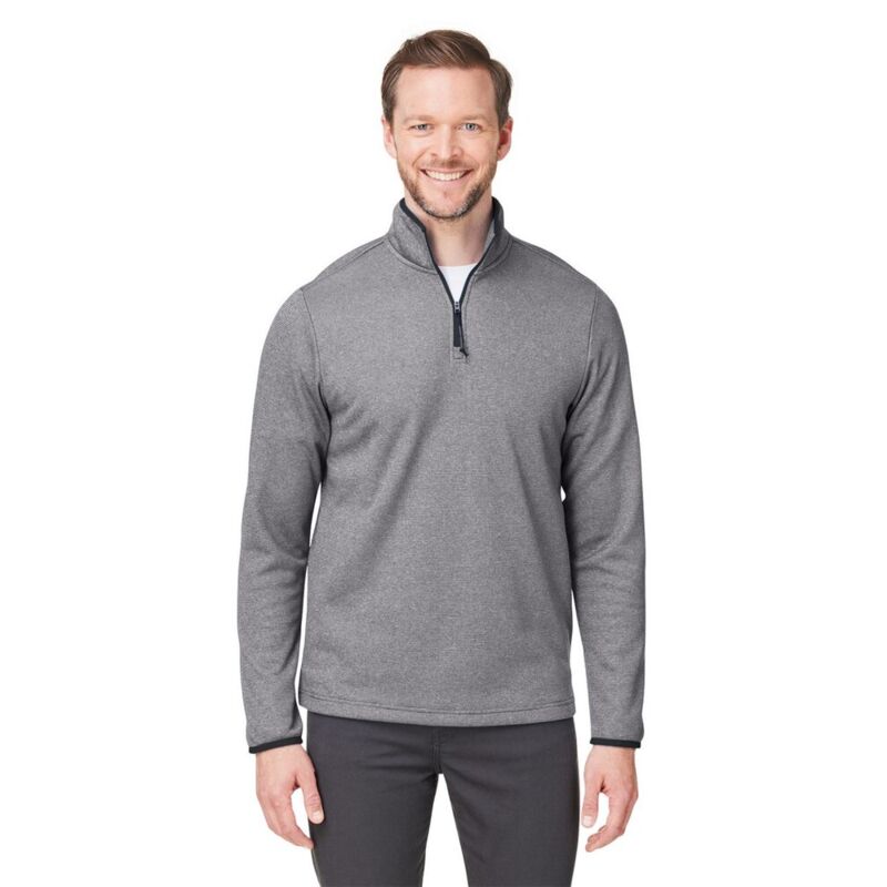 Men's Venture Heathered Stripe Quarter-Zip Pullover Thumbnail