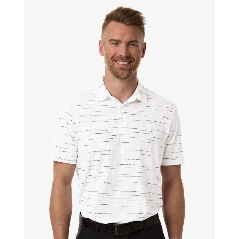 Men's Ultimate365 Mesh Glimmer Print Polo Thumbnail