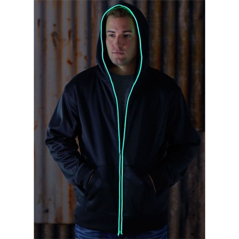Men's Glow Full-Zip Hooded Sweatshirt Thumbnail