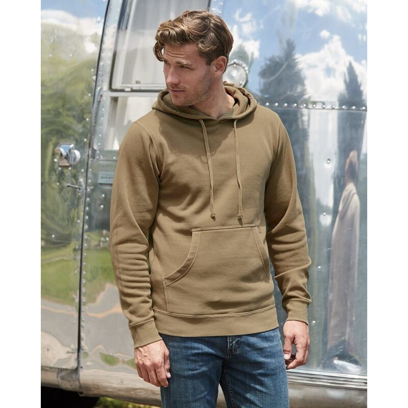 Unisex Midweight Pigment-Dyed Hooded Sweatshirt Thumbnail