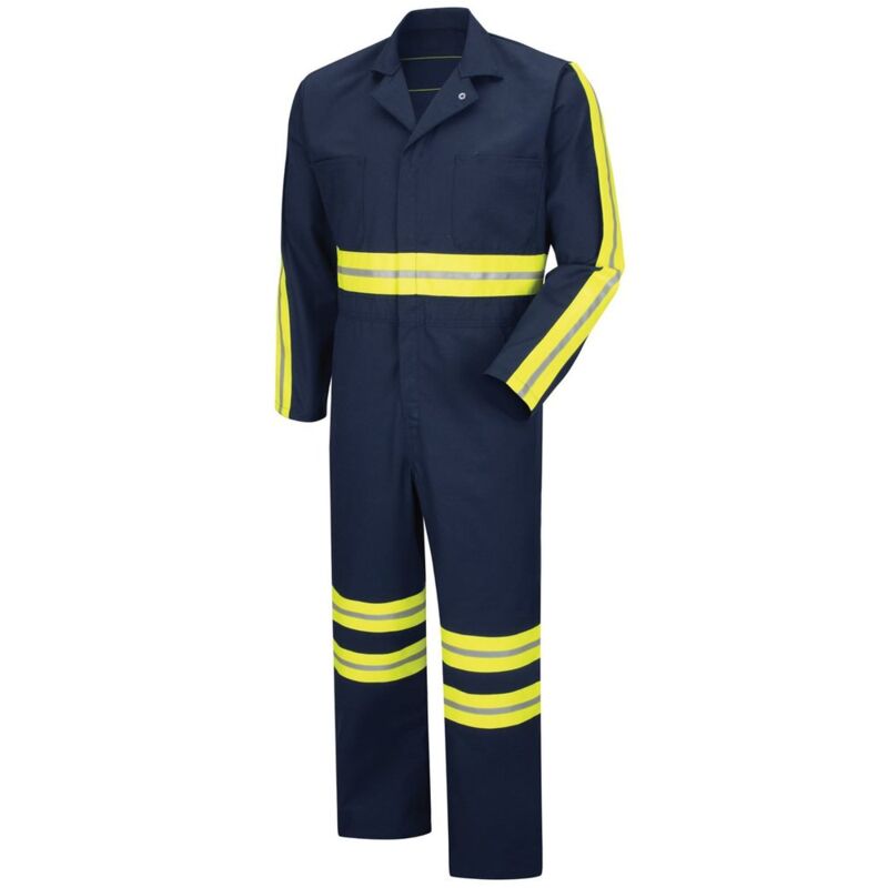 Men's Extended Sizes Twill Action Back Coverall Thumbnail