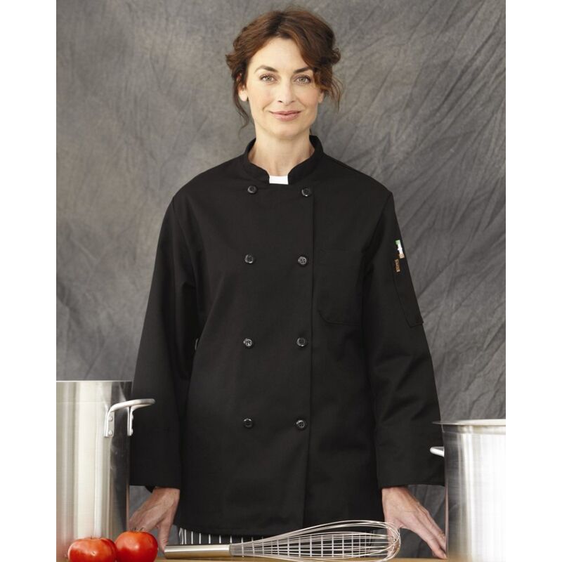 Black Traditional Chef Coat Thumbnail