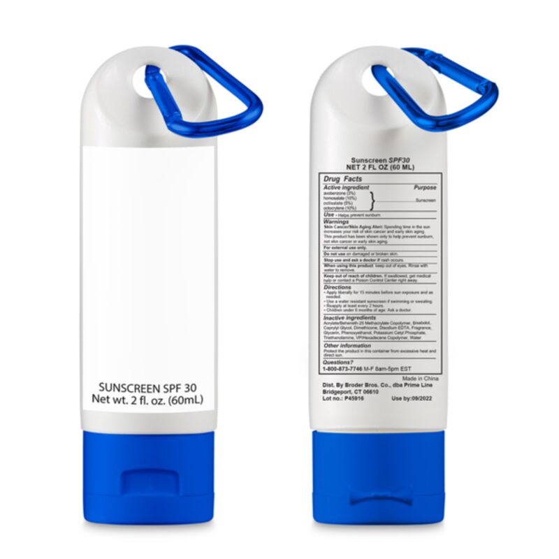 Sunscreen w/ Carabiner 2oz. Thumbnail
