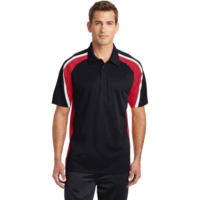 Tricolor Micropique Sport Wick ® Polo Thumbnail