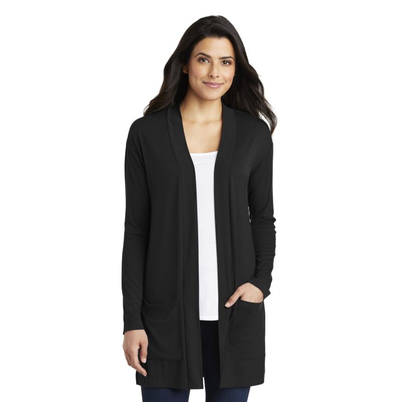® Ladies Concept Long Pocket Cardigan Thumbnail