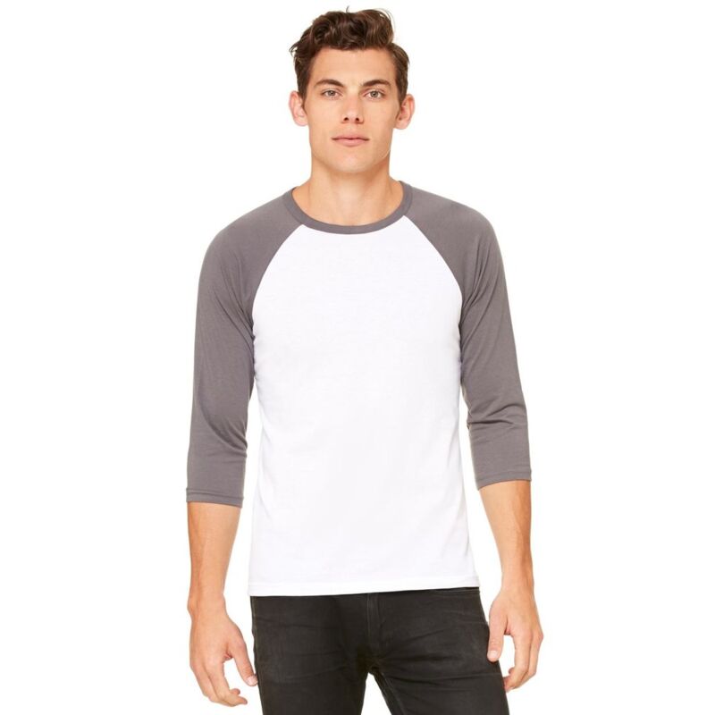 Unisex Three-Quarter Sleeve Baseball T-Shirt Thumbnail