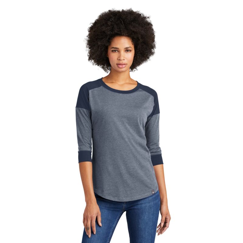 ® Ladies Heritage Blend 3/4 Sleeve Baseball Raglan Tee Thumbnail