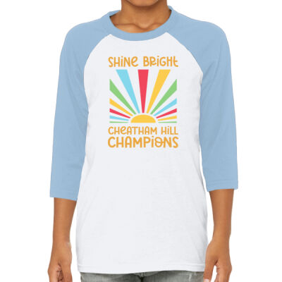 YOUTH SOFT Raglan Baseball Tee Sunrise Thumbnail