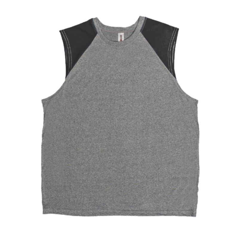AT818 Men's Sleeveless Colorblock Natural Feel Training Tee Thumbnail