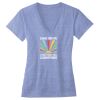 Women's Triblend Deep V-neck Tee Thumbnail