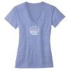 Women's Triblend Deep V-neck Tee Thumbnail