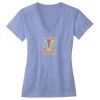 Women's Triblend Deep V-neck Tee Thumbnail